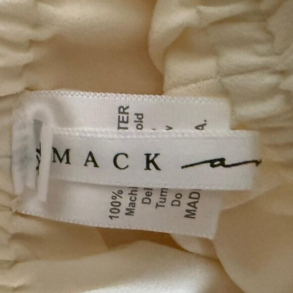 Cream Wide-Leg Straight Leg Pants - XL - MACK - Picture 3 of 6